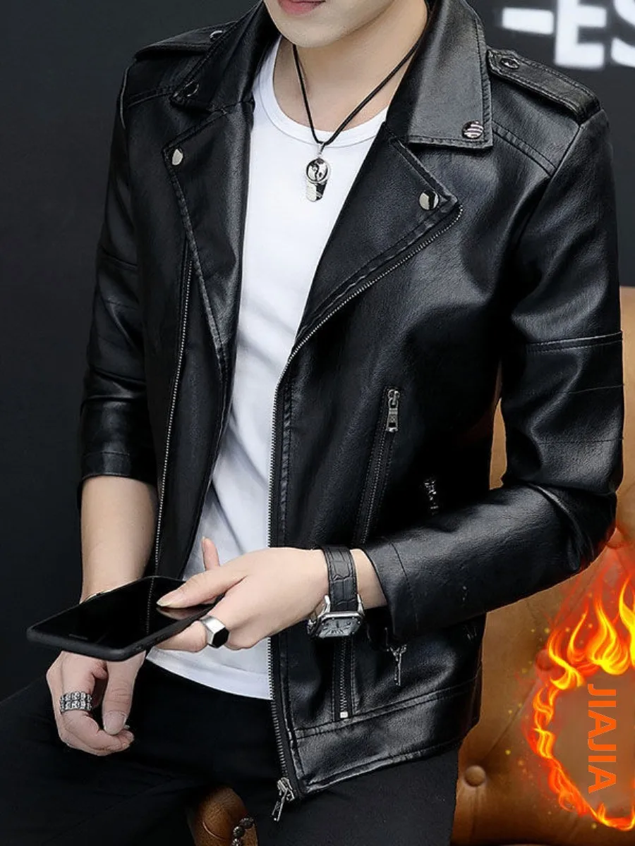 thiened-fce-hommes-cuir-jaet-2025-nouveau-sle-jeunesse-vetements-d'exterieur-a-la-mode-moto-jaet-automne-hiver-ensemble-multipeice