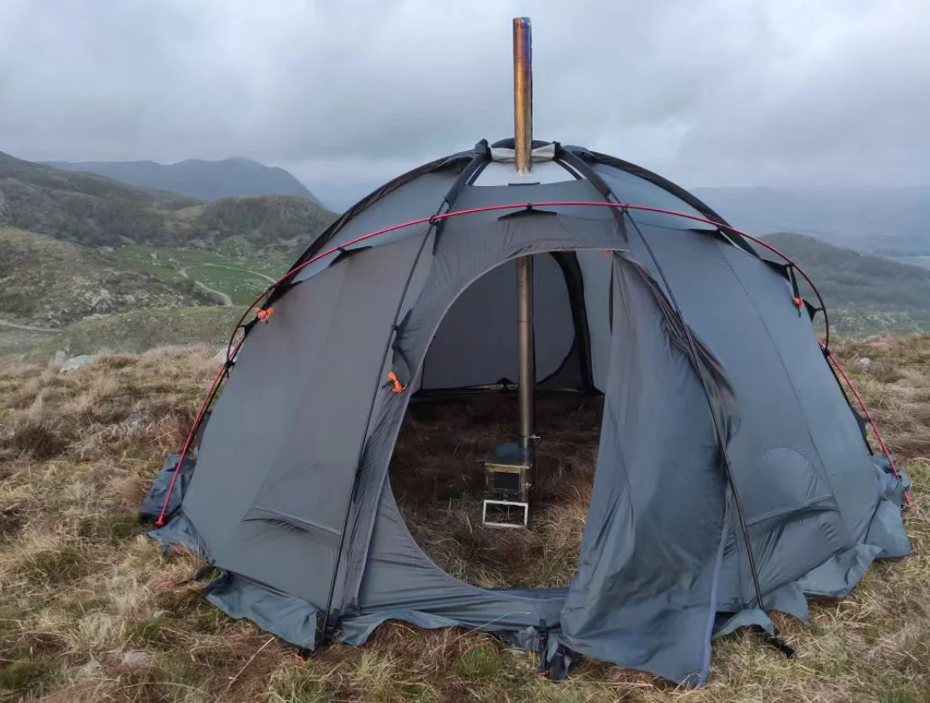 Hot-selling Instant High Quality Dome Hot Tent Four-season Family Picnic Waterproof Tent 5-8 Person Outdoor Camping Tent