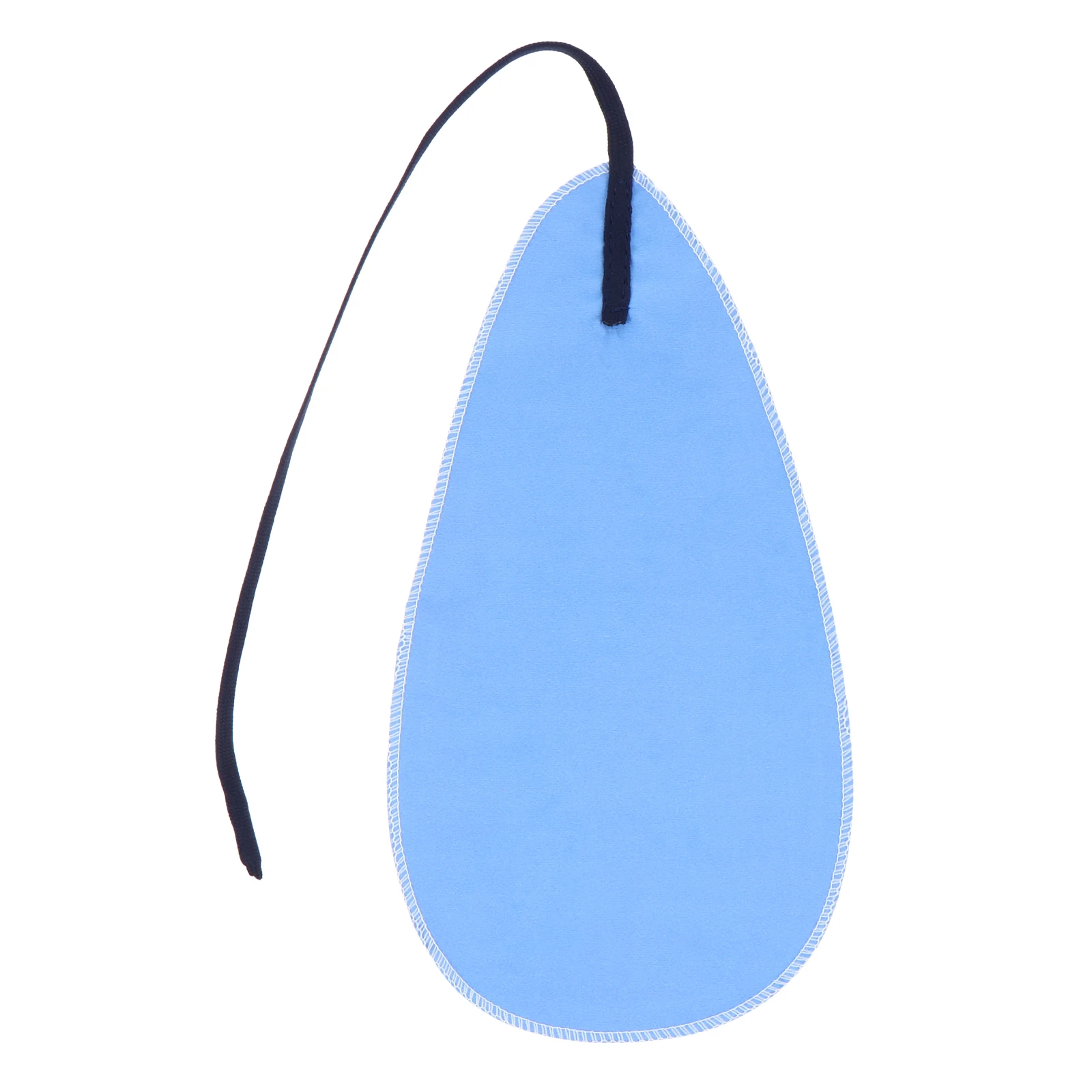

2PCS Cleaning Cloth for Saxophone Clarinet Flute Blue Faux Suede Washable Supplies Lightweight Durable Portable