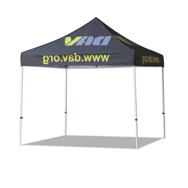 Custom Printed Commercial Promotion Gazebo Pop Up Canopy Tent With Wheeled Bag Packaging Instant Outdoor Canopy Replacement Top