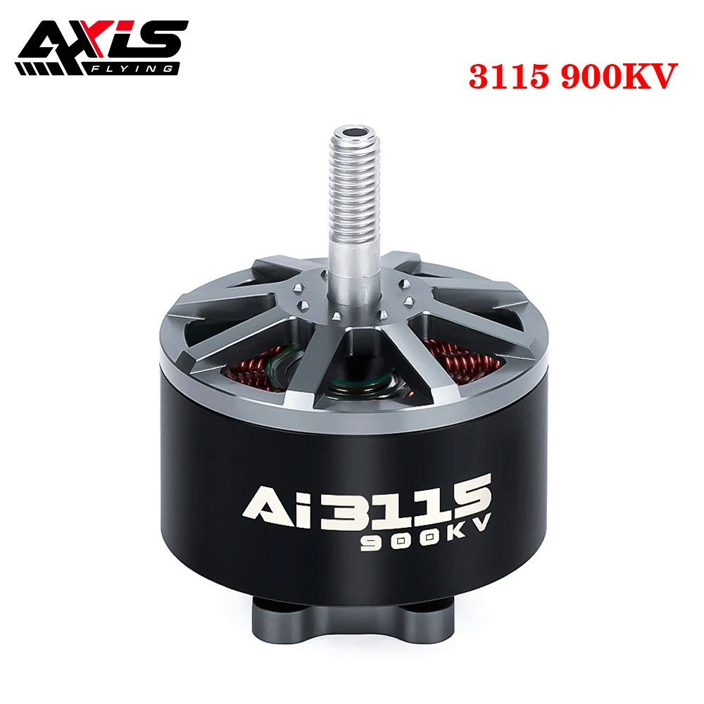 

Axisflying Ai3115 3115 900KV Brushless Motor 6S Suitable for 8/9/10 inch FPV Freestyle Drone DIY