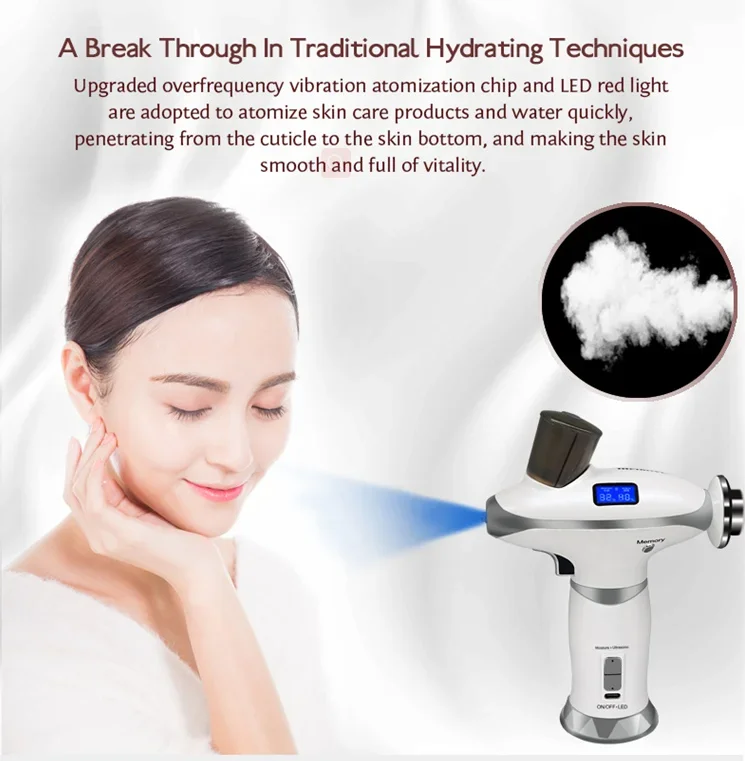 Hoge kwaliteit Nano Water Spray Huidverjonging Zuurstof Jet Facial Nano Mist Sprayer