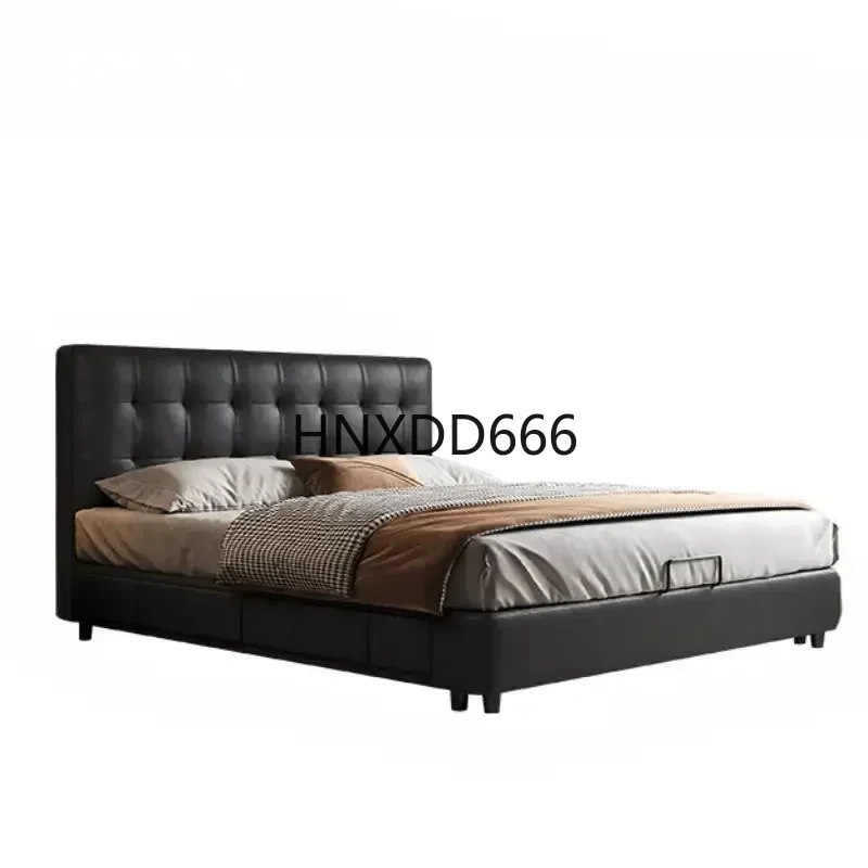 

Low Profile European Bed Storage Platform Drawers Wood Bedroom Headboards Beds King Luxury Modern Cama Casal Furniture Home