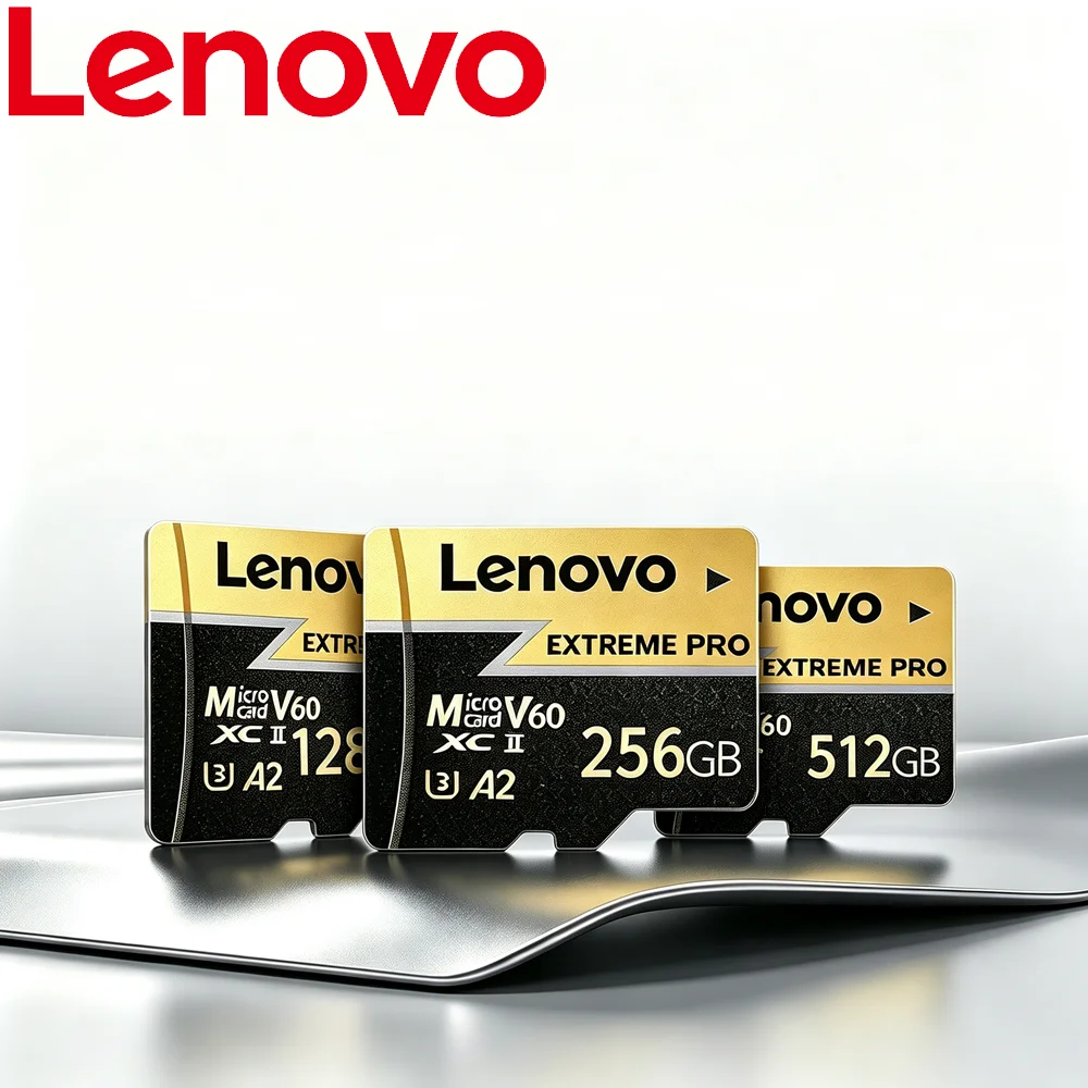 Image of Lenovo Micro TF SD-Karte 512GB 256GB Speicherkarte 128GB 64GB Hochgeschwindigkeits-U3 V30 A2 32GB für Smartphone Tablet Drohne 4K-Video