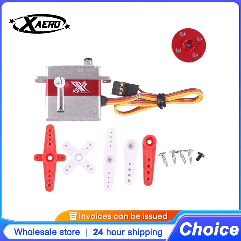 

KST X10-710 Mini HV Servo 9.5kg.cm 0.08s Slim for Fixed Wing Drones/Gliders (7.4V, Waterproof)