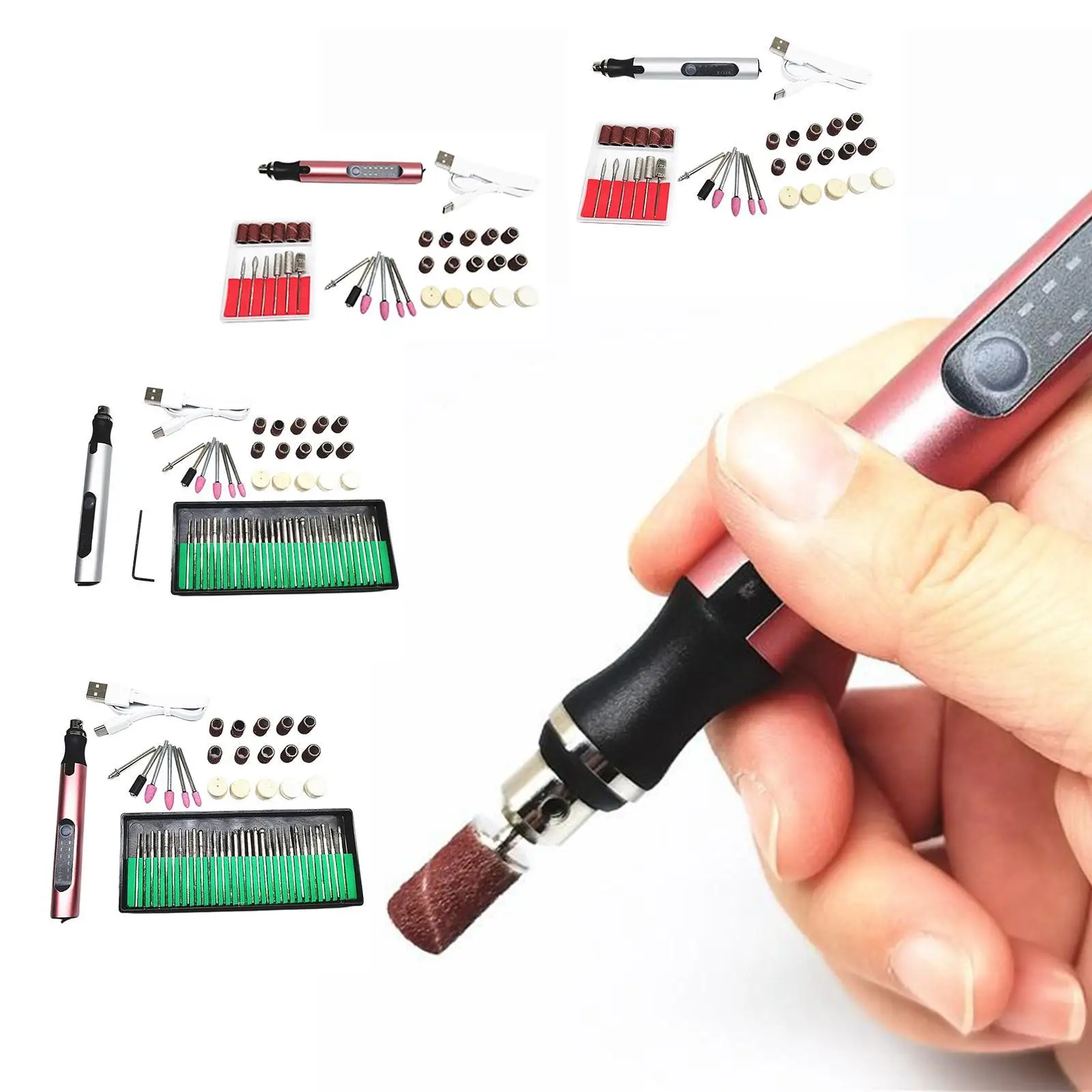 

Portable Electric Nail Drill Professional Kit Manicure Pedicure Polishing Tools