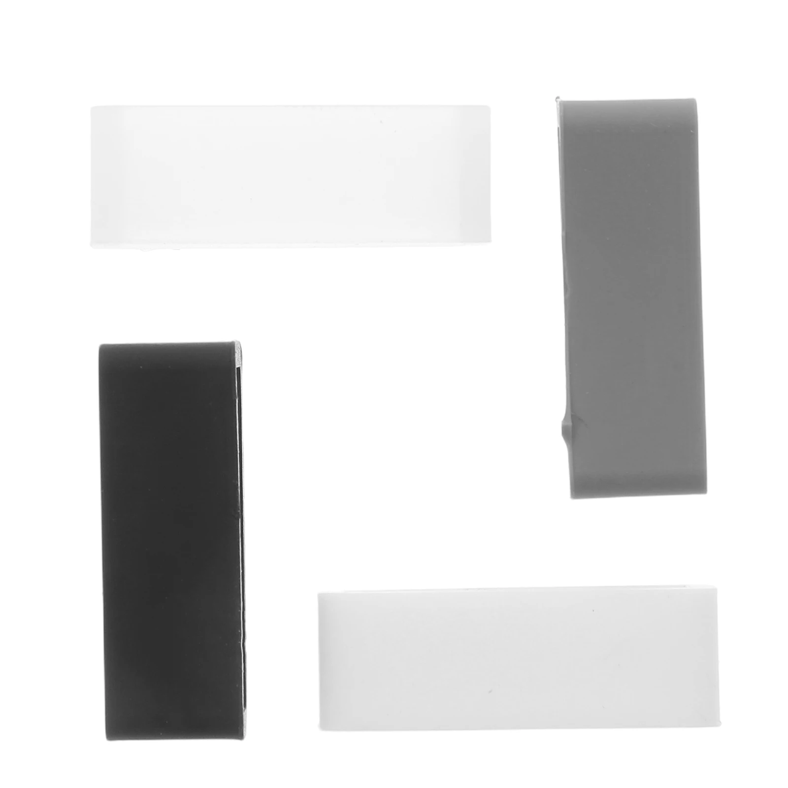 

4Pcs Watch Strap Silicone Bezel Activity Replacement Soft Smooth Bright Color Watch Accessories