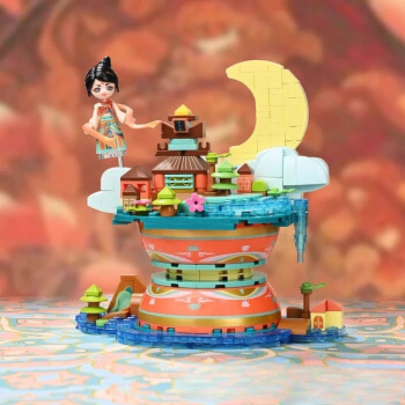 

Keeppley Dunhuang Museum Series Строительные блоки в древнем китайском стиле DIY Кирпичи Подарок на день рождения