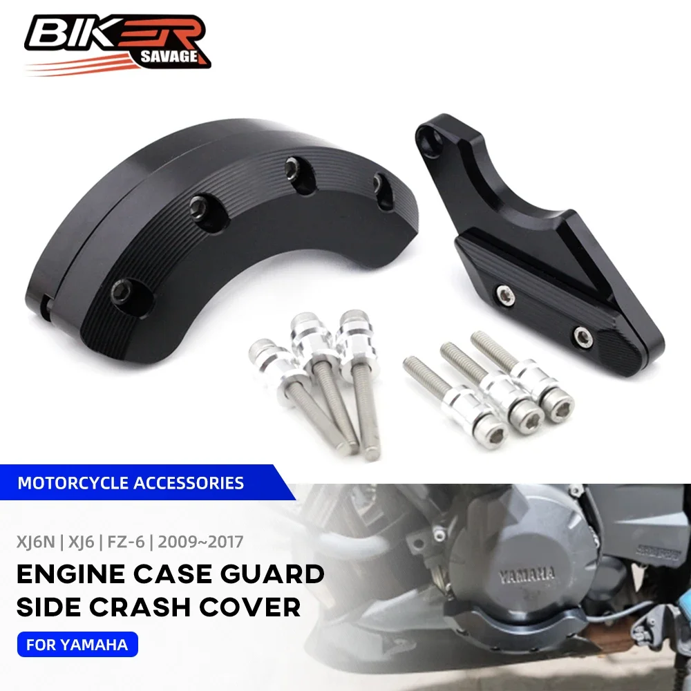 

Engine Case Guard For YAMAHA XJ6N XJ6 Diversion FZ6R FZ6 N/S S2 2009-2017 Engine Crankcase Oil Pump Guard Cover Slider Protector