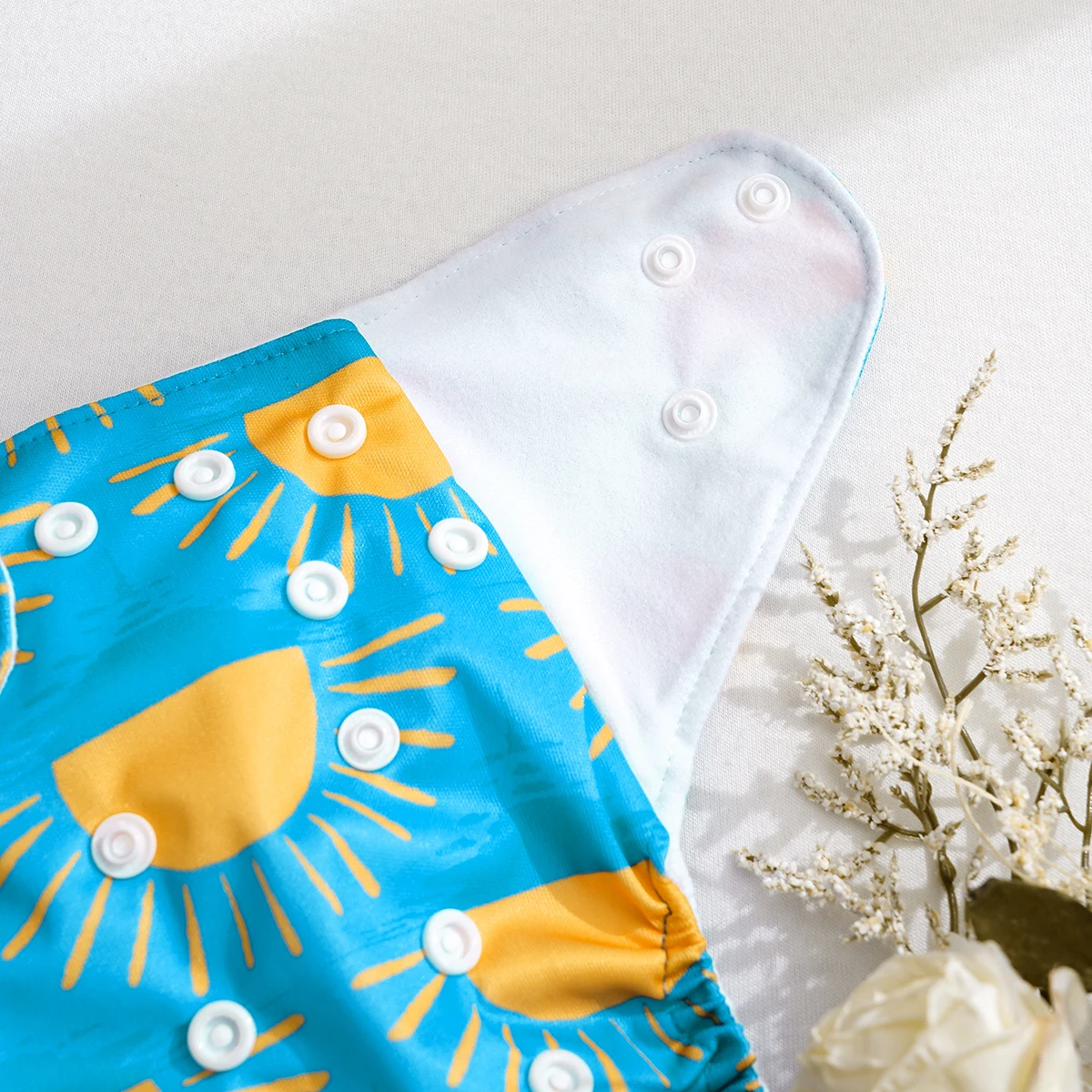 1pcs Baby Diapering Waterproof Reusable Adjustable Eco-Friendly 100% Polyester Baby Cloth Diapers