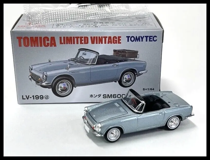 

Tomica Limited Vintage NEO LV-199d S600 Open Top Blue 1/64 TOMYTEC Коллекционная модель автомобиля