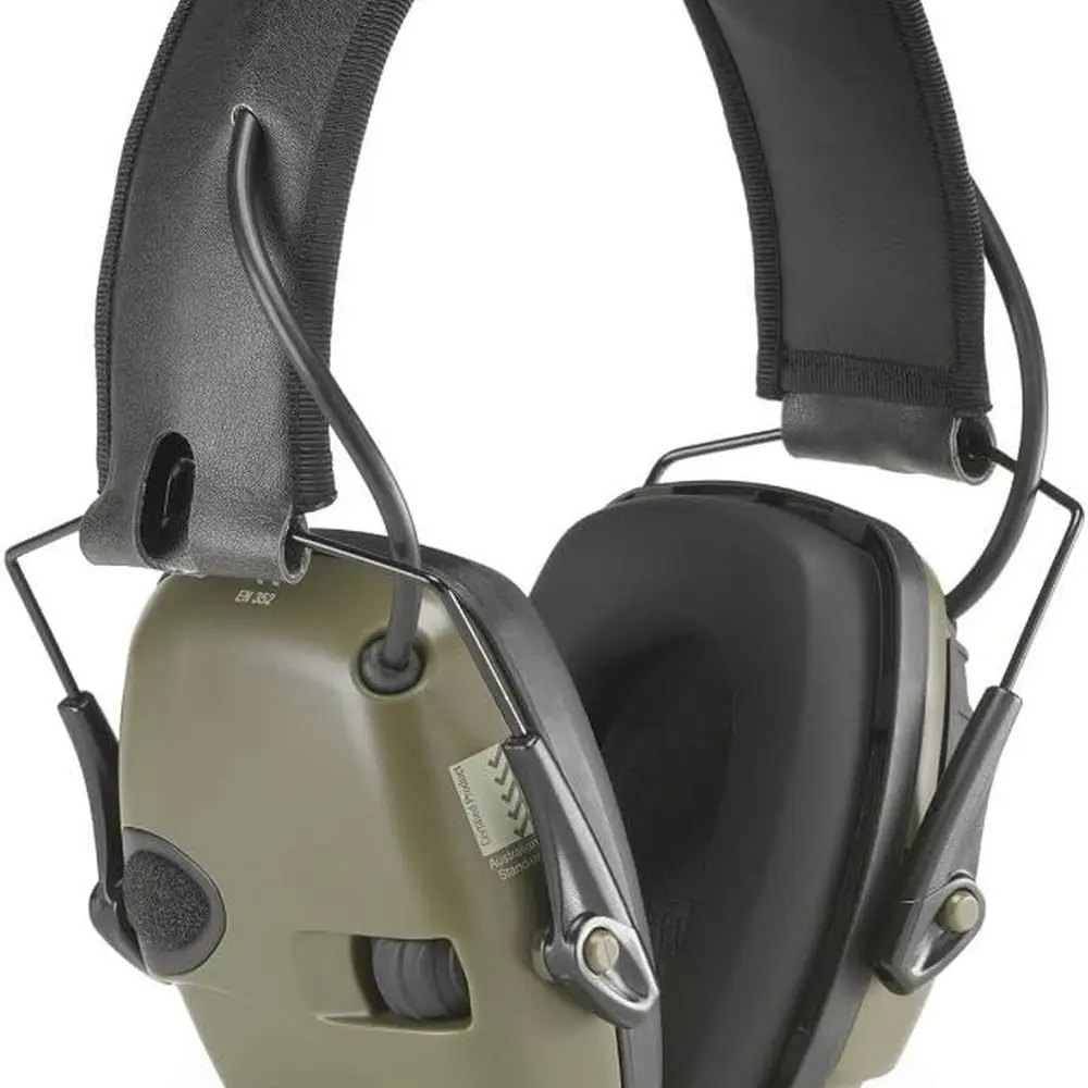 Howard Leight Impact Sport Casque antibruit électronique avec amplification sonore, vert (R-01526)