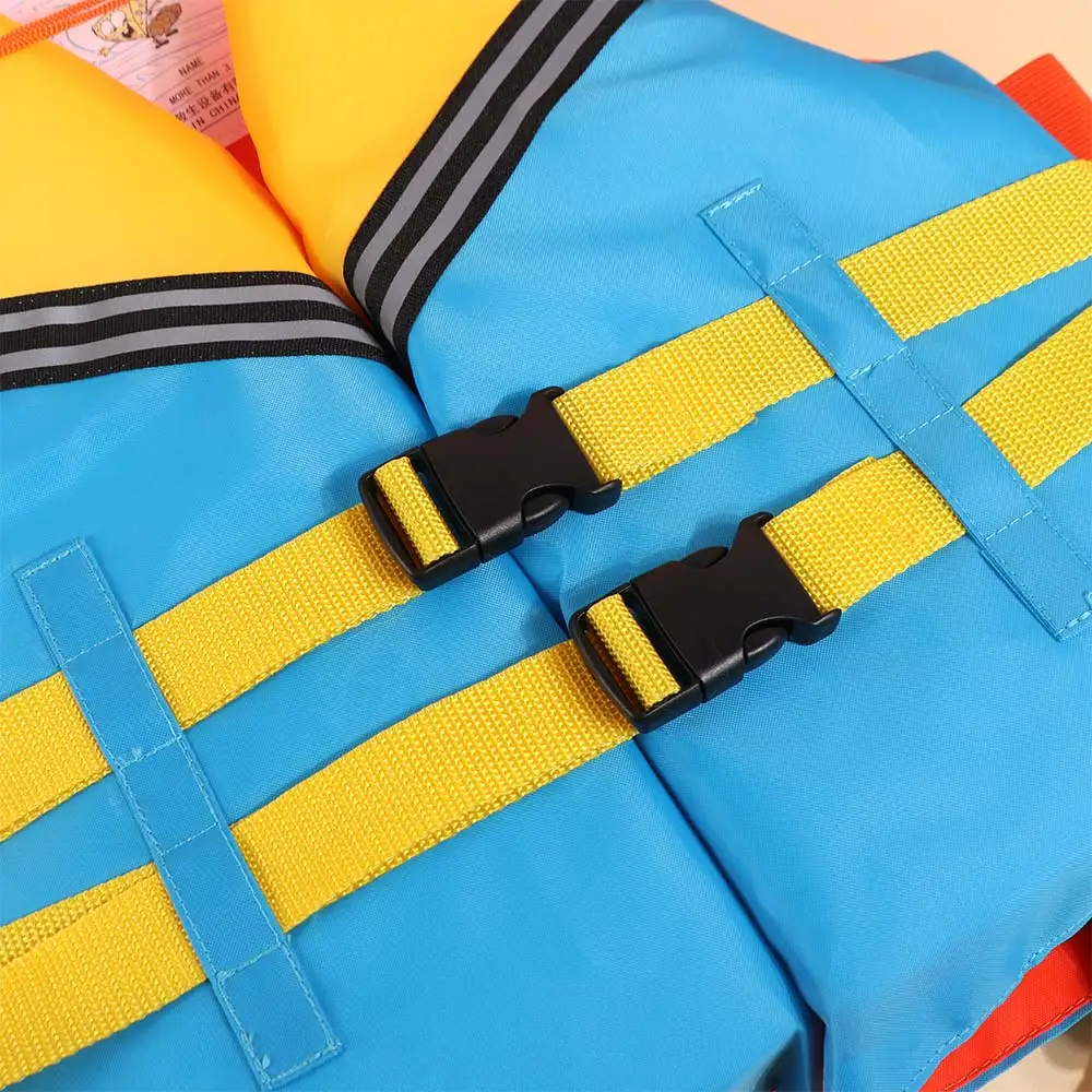Universal Large Buoyancy Life Vest Jacket with Whistle Portable Marine Safety Vest Adjustable Straps Buoyancy Vest Fishing