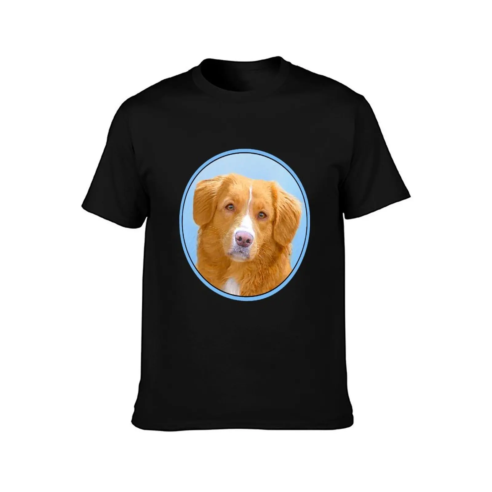 Nova Scotia Duck Tolling Retriever Dog Painting T-Shirt man t shirt designer T-Shirt