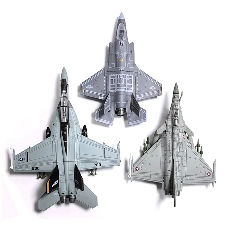 

Конструктор DIY: Военные модели для сборки, коллекционные игрушки — F/A-18F, F14, F35, Rafale, AH64, вертолеты, модели-украшения