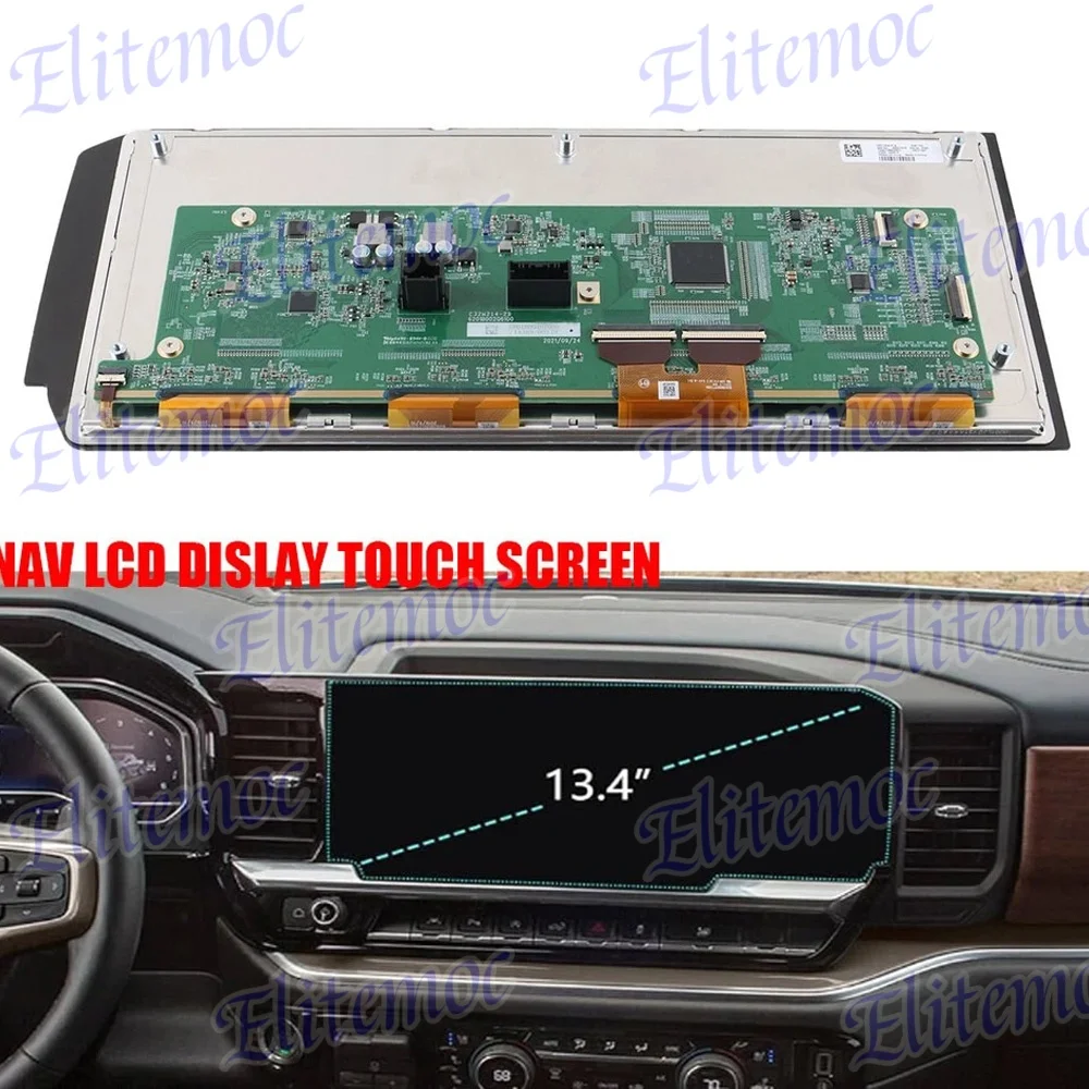 

LCD Display For Chevrolet Chevy Silverado 1500 2500 3500 2022-2024 Navigation Screen Replacement