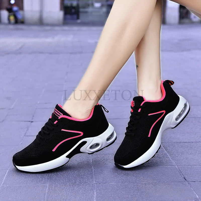 Women Casual Shoes Mesh Breathable Vulcanized Shoes Woman Autumn Fashion Comfortable Sneakers Women Mesh Casual Sports Sheos