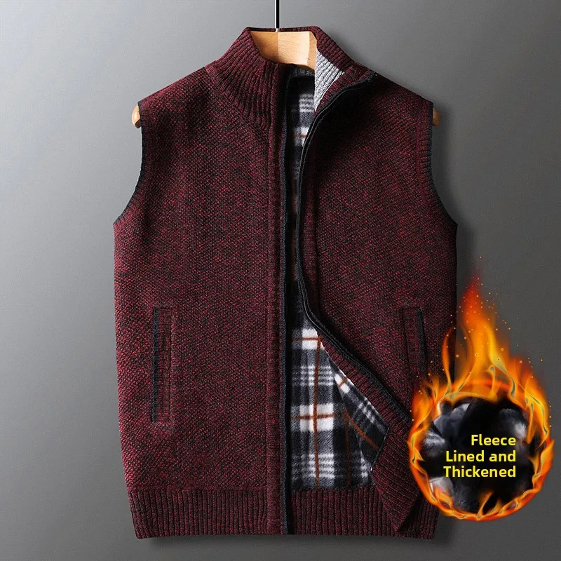 

Вязаный свитер Thiened, жилет для ли, весна-осень-зима, открытый кардиган, повседневная одежда из смеси хлопка