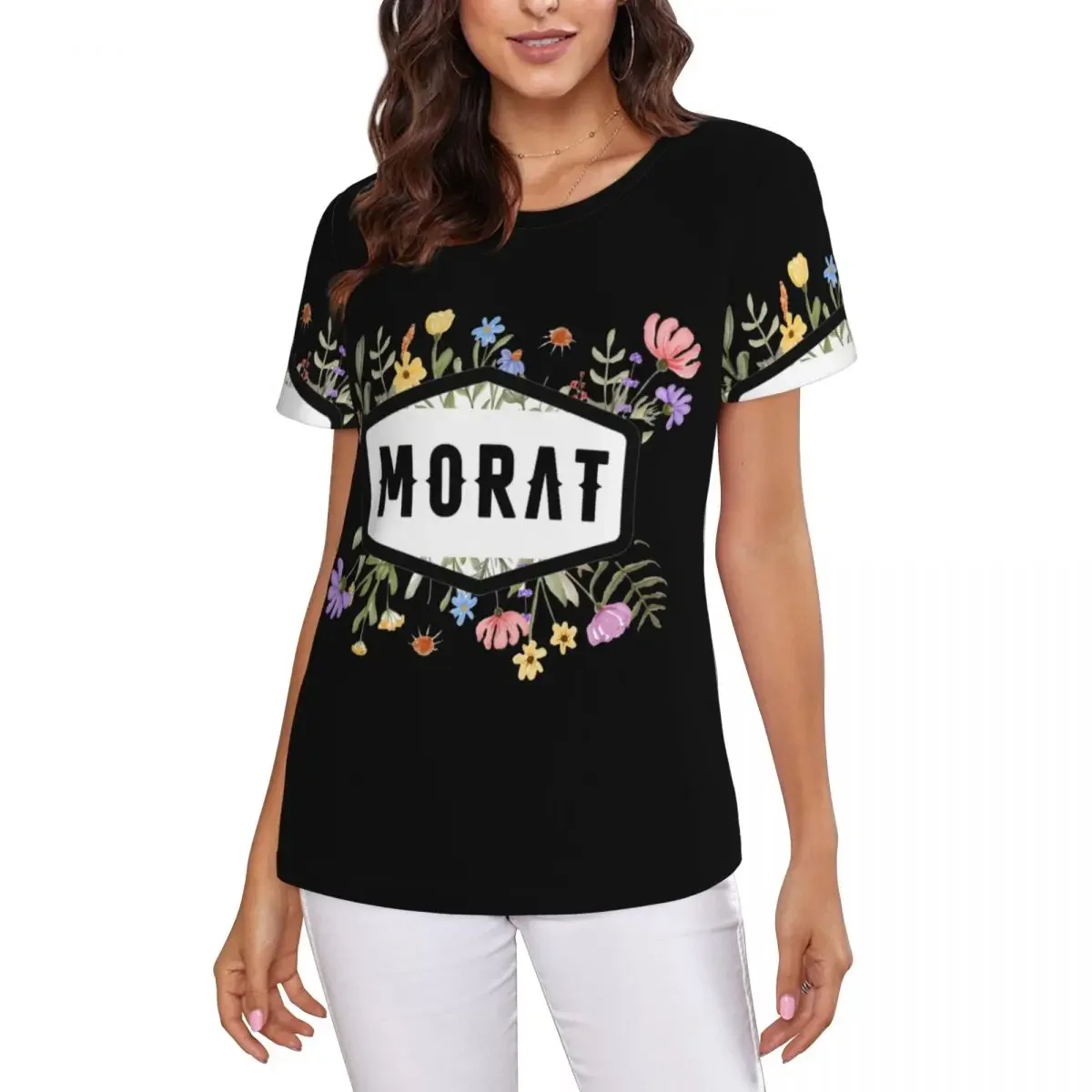 Morat Pop Band Tour Music T-Shirt Women Short Sleeve T Shirts Round Neck Clothes Cotton Summer Tees Streetwear