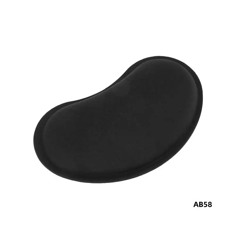 3X Set Busa Memori Gel Bantalan Sandaran Pergelangan Tangan Keyboard, Dukungan Bantalan Pergelangan Tangan Mouse untuk Kantor, Ringan, Hitam