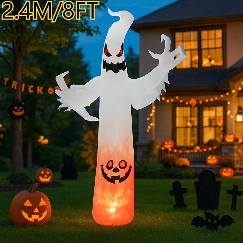 jouet-gonflable-de-24m-8-pieds-flamme-d'halloween-fantome-blanc-decoration-de-terme-solaire-lumiere-led-fournitures-de-noel-modele-gonflable-de-pelouse