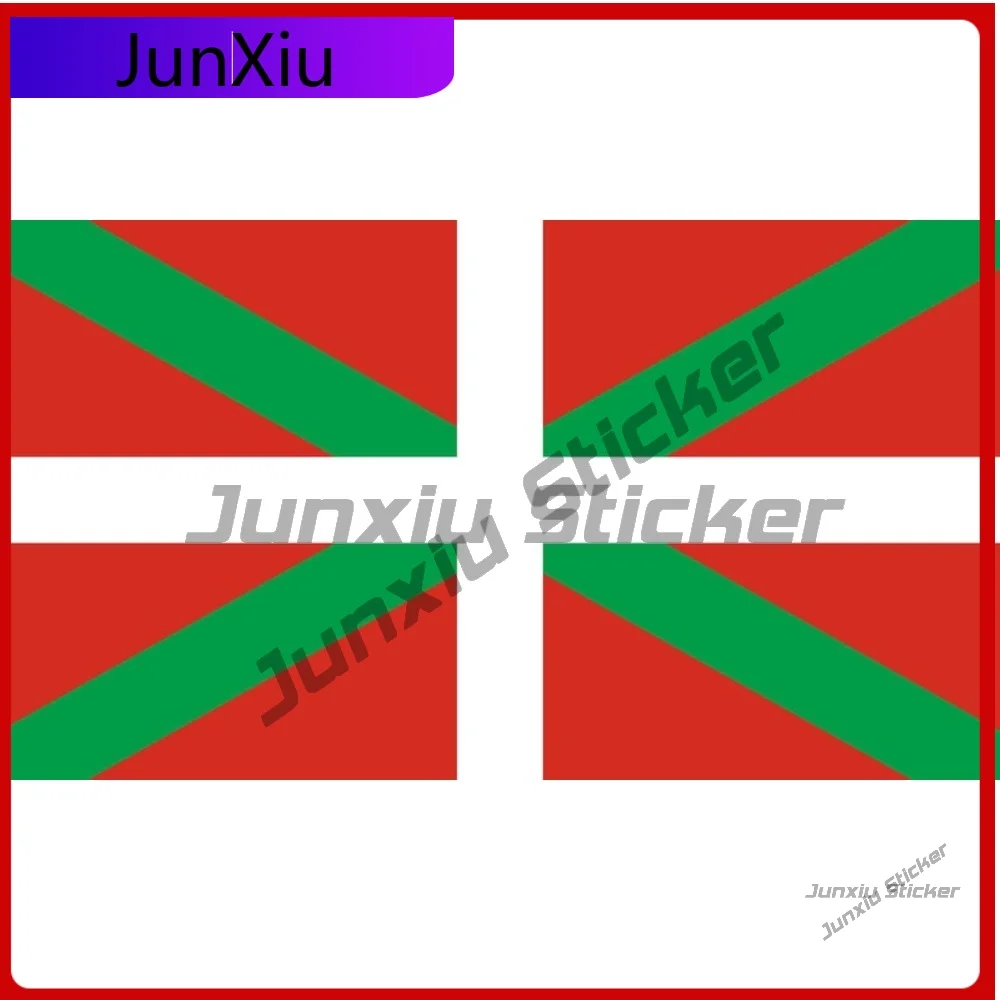

Симпатичные виниловые наклейки с флагом Баскской страны (Испания) для автомобиля, окна, бампера, стены, ноутбука, стильные, подходят для маскировки царапин, декор для экстерьера