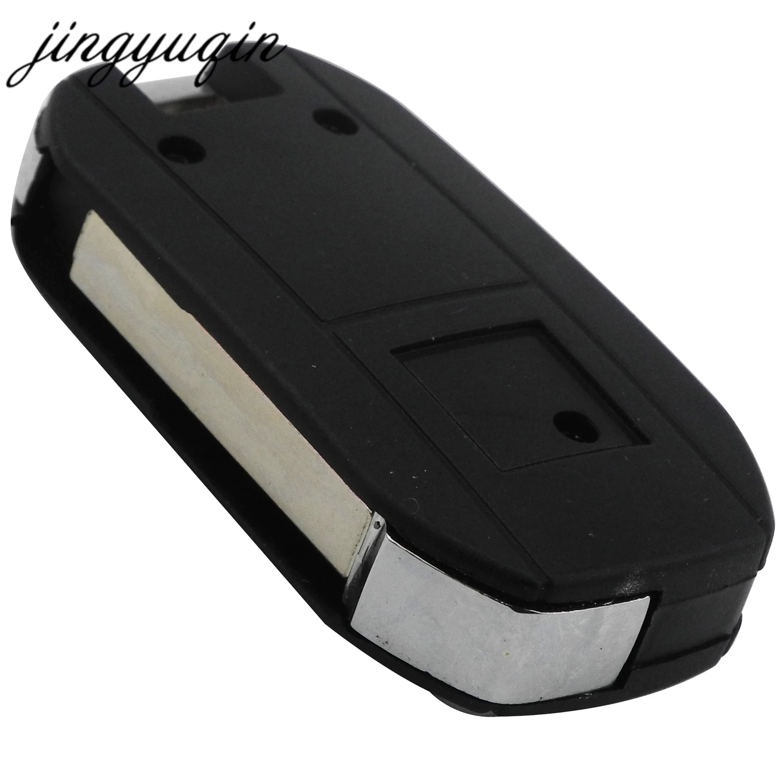 Jingyuqin VA2/HCA Auto Flip Chiave Pieghevole Borsette Per Peugeot 307 107 207 607 407 Modificato Chiave di Ingresso A Distanza Fob caso 2 Bottoni