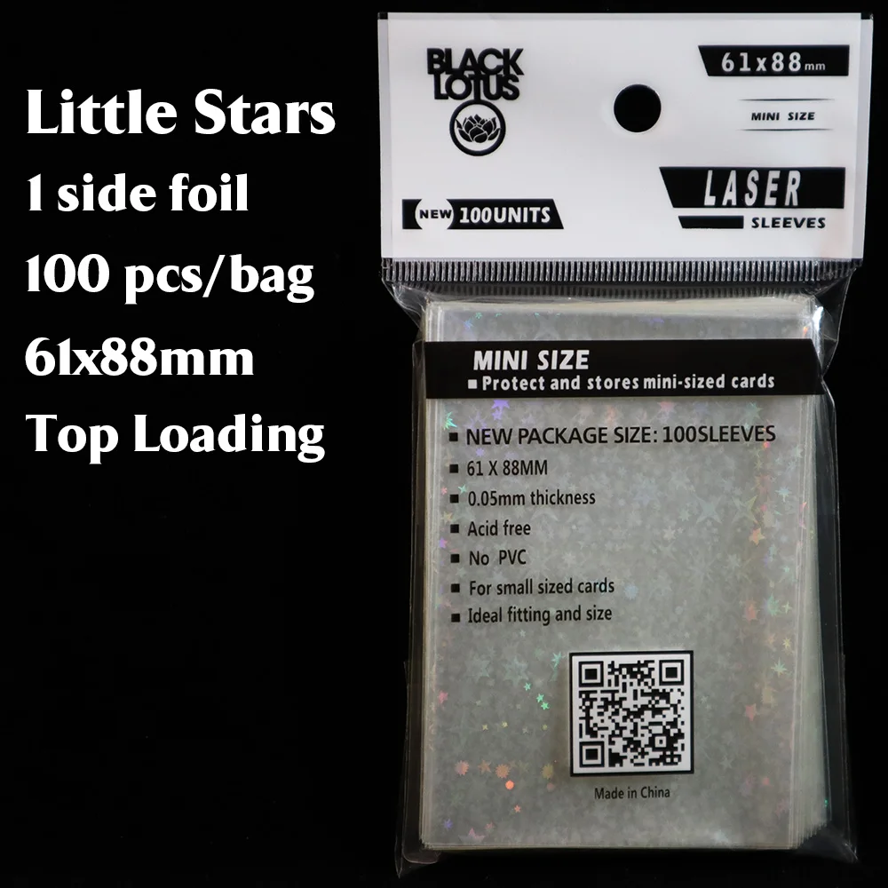 100 Holographic Sleeves Trading Card Little Stars Foil Transparent Laser Board Game KPOP Card Protector YGO PKM Shield Cover - AliExpress 26 100 Holographic Sleeves Trading Card Little Stars Foil Transparent Laser Board Game KPOP Card Protector YGO PKM Shield Cover - AliExpress 26