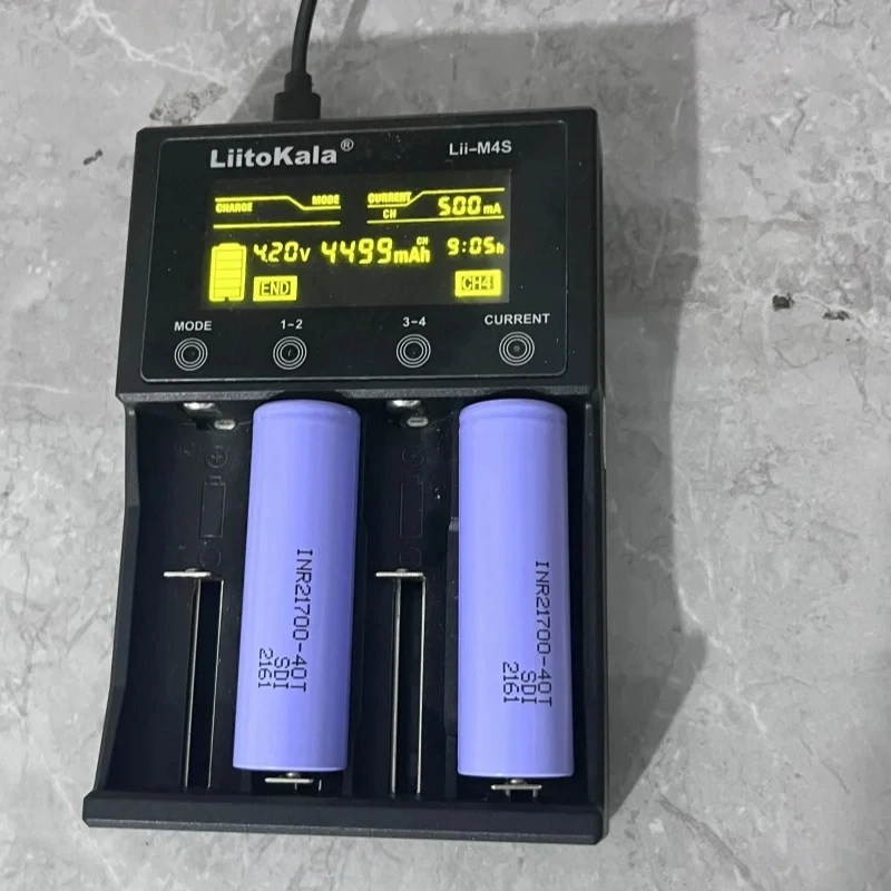 100% NEW 21700 4500mah 45A 40T 3.7V high discharge/capacity Li-ion rechargeable battery PK 30T high discharge power li-ion