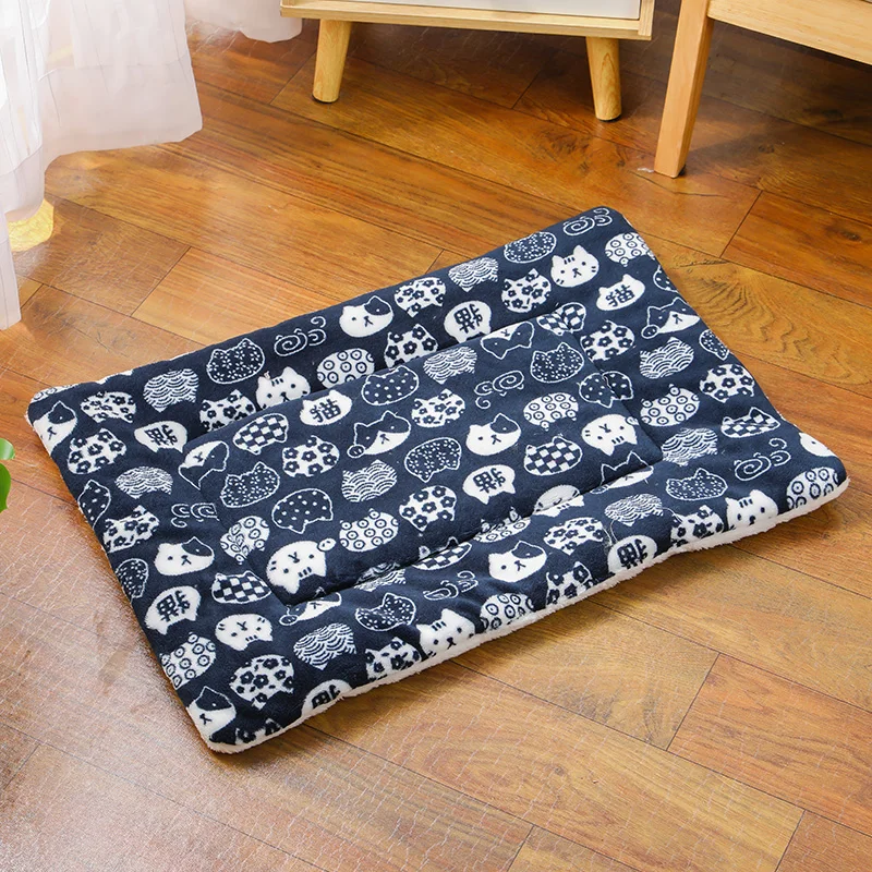 Hunde decke warm verdickte Hunde Schlaf polster Baumwolle Fleece Decke Haustier Hund Katze Schlaf matte große Hunde Haustier Welpen Schlaf matte Pad