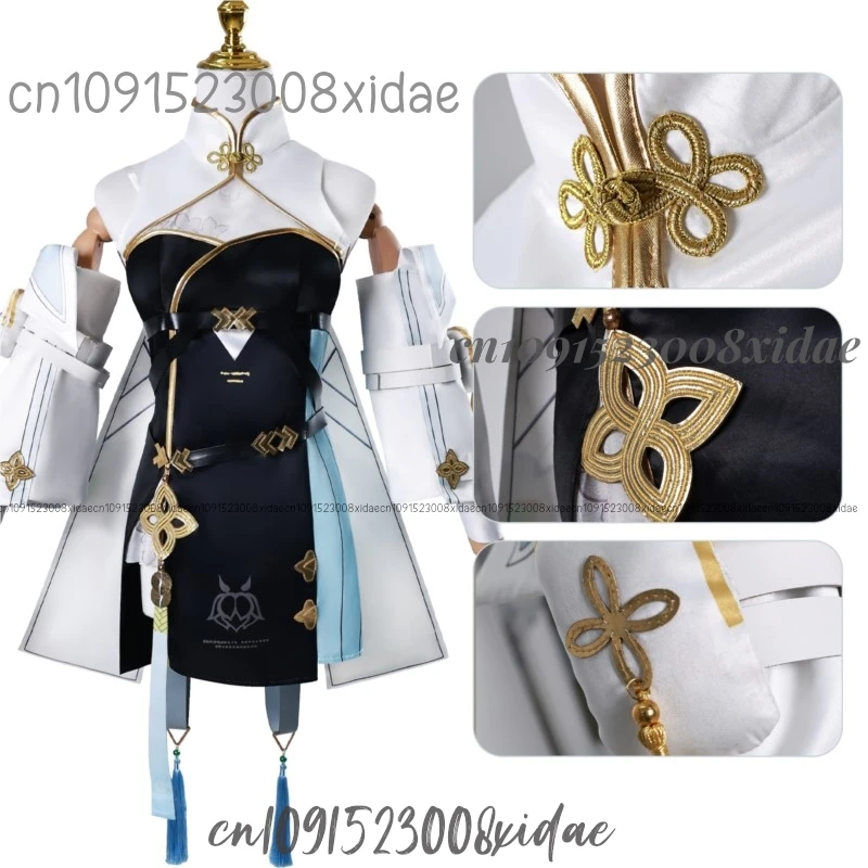 Baizhi-Costume de Cosplay, Jeu Wuthering Waves, Perruque Bai zhi, Robe Uniforme, Ensemble Halloween, ix, Tenue Everthings pour Femmes et Hommes, 2024