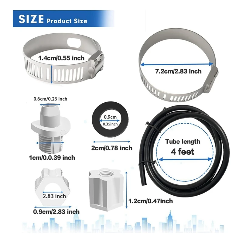 Swimming Pool Offline Chlor Feeder Connection Pack CLX220GA For Hayward Pool Filter