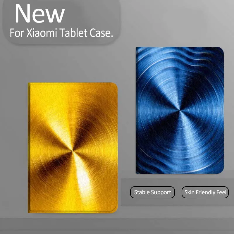 

Metal Style Pattern Cool For Xiaomi Redmi Mi Pad 4 5 6 7 8 K SE Mini Pro Plus Max 10.1 11.2 inch Tablet Case