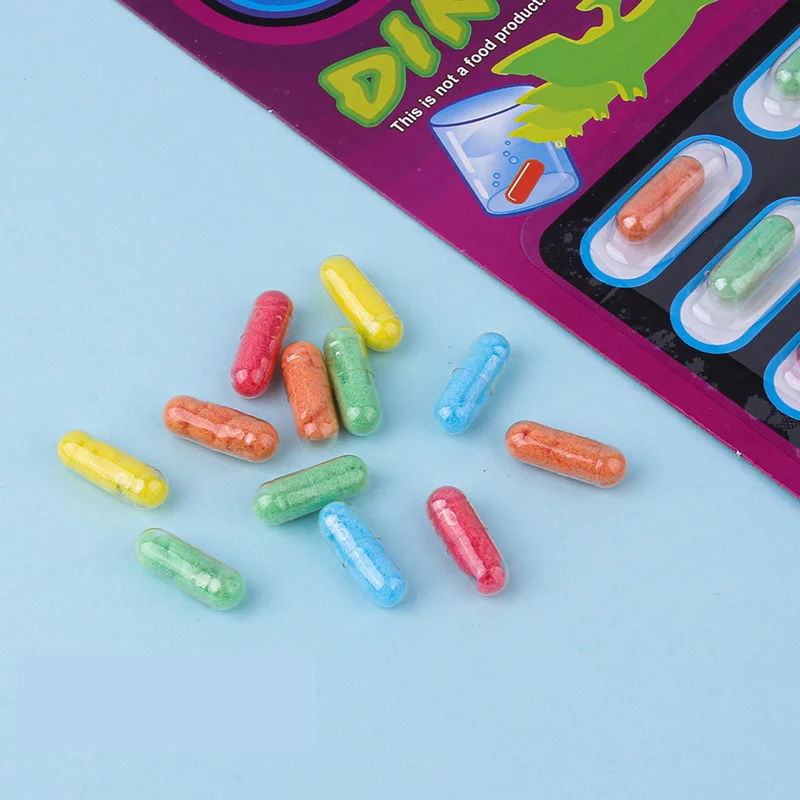 Lot de 5 capsules mini lauren gonflant après trempage dans l'eau, jouet créatif et amusant pour le bain, puzzle parent-enfant, idée cadeau, DIY