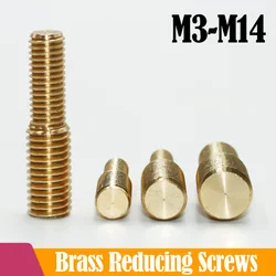 Brass Double Head Transfer Screw M3 M4 M5 M6 M8 M10 M12 Thread Adapter Male to Male Conversion Copper Security Bolt for Camera