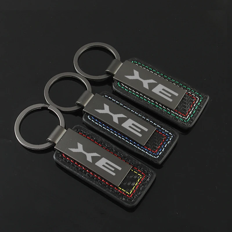 Alloy Keychain Holder Key Ring Gift for Jaguar XE 2025 2024 2023 2019 Auto KeyRing Pendant Keys Buckle Car Styling Decoration view 2