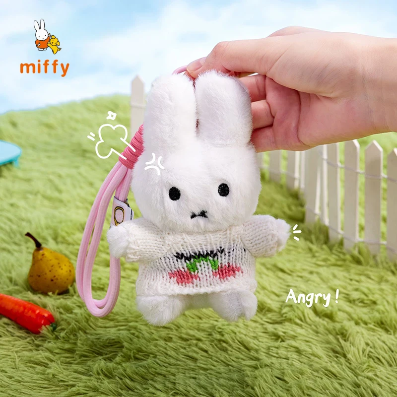 

Kawaii Miffy Plush Pendant Cartoon High Quality Fluffy Stuffed Toy Anime Backpack Accessories Cuddly Plush Dolls Perfect Present