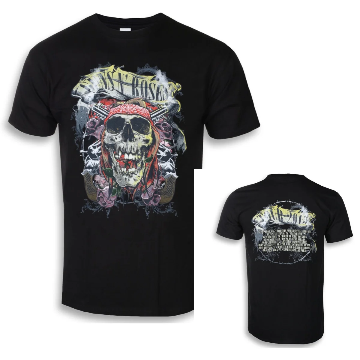 Top Summer Guns N' Roses Graphic Cotton Band T-shirt Unisex Summer Short Sleeve Fashion Brand Tee Luxury Casual Vintage Tees