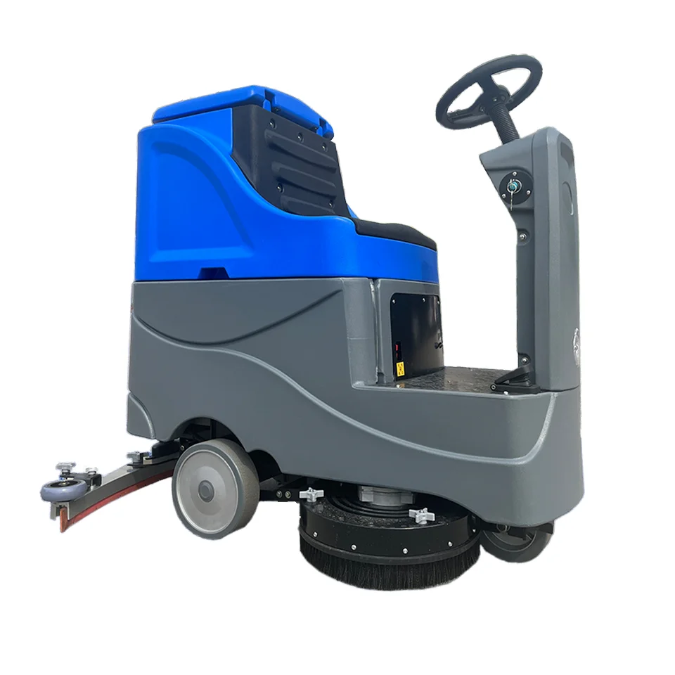 

Battery-powered Riding Floor Scrubber, Industrial-grade Floor Cleaner, Floor Scrubber Equipment
