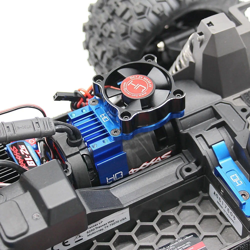 أجزاء HR مروحة تحمل مزدوجة لملحقات ترقية السيارة طراز TRAXXAS MINI MAXX 107154-1 RC #5