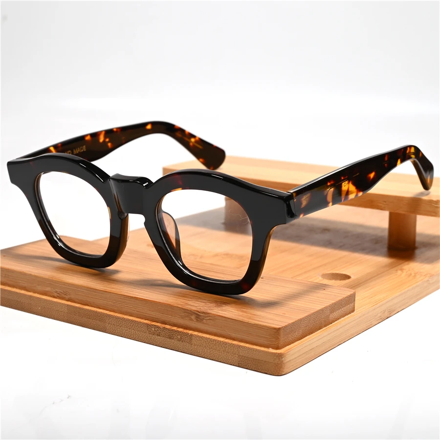 

Zerosun Vintage Reading Glasses Men Women Eyeglasses Frames Male Tortoise Prescription Spectacles Anti Blue Reflection Black