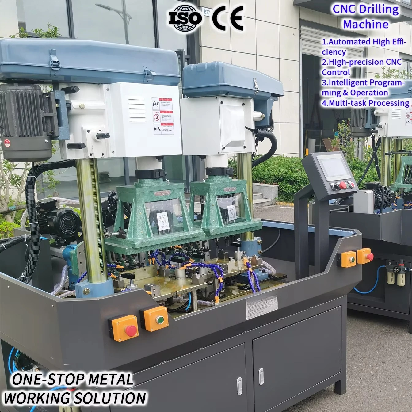 High Precision CNC Bench Drilling Machine for Metal Parts-User-Friendly Design Durable CE Certified New 12mm Max Drilling Dia.