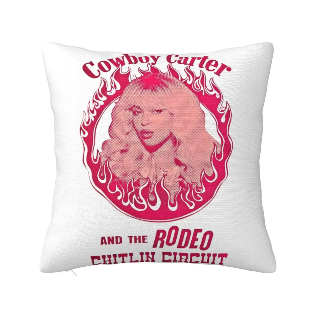 Beyonce Cowboy Carter And The Rodeo Chitlin Pillowcase Printing Fabric Cushion Cover Gift Pillow Case Cover Sofa 40*40cm