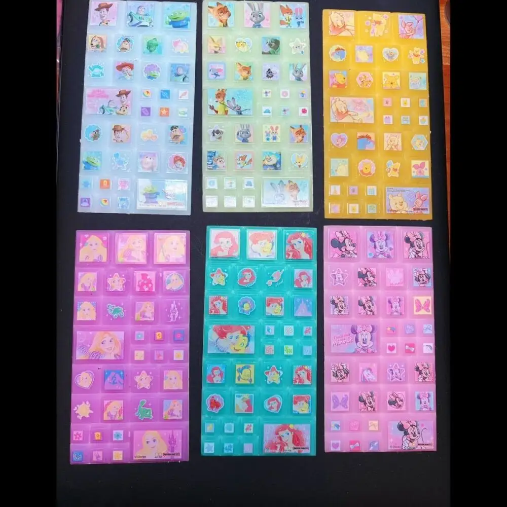 

Трехмерные наклейки Disney с Рапунцель, Эльзой и Минни Маус для телефона, блокнота, кружки, подарок на день рождения другу