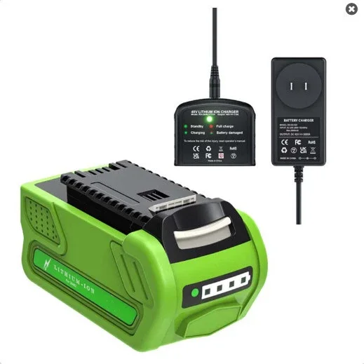 Für Greenworks 40V Akku 8,0Ah G-Max Lithium-Ionen-Akku Ersatzakku für Greenworks 29462 für Rasenmäher-Elektrowerkzeuge