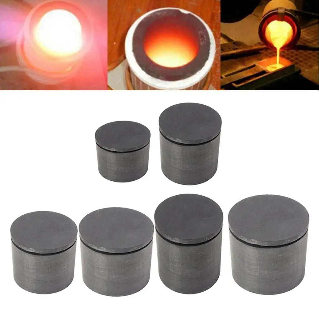 High-Purity Melting Graphite Crucible Good Heat Transfer Performance for High-Temperature Gold And Silver Metal Smelting Tools