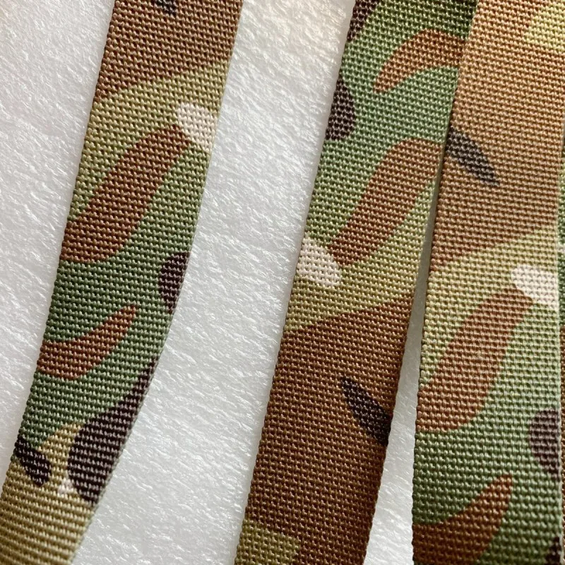 1 Meter Military Multicam MC CP Camouflage Webbing Non-elastic Strips DIY Molle Belt Waistband Fabric Accessory