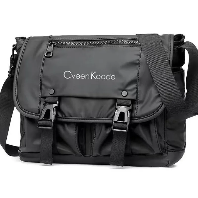 Messenger Bag voor heren met grote capaciteit en multifunctioneel ontwerp voor zakelijk en fietsen, crossbody schouderlaptoptas