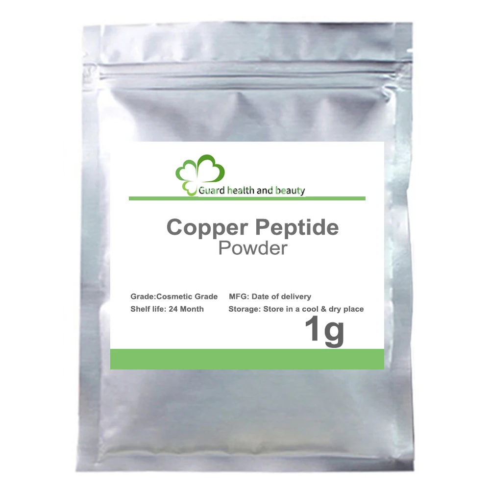 

Blue Copper Peptide Powder Improve skin GHK-Cu Glycyl-l-histidyl-l-lysine Cosmetic raw material