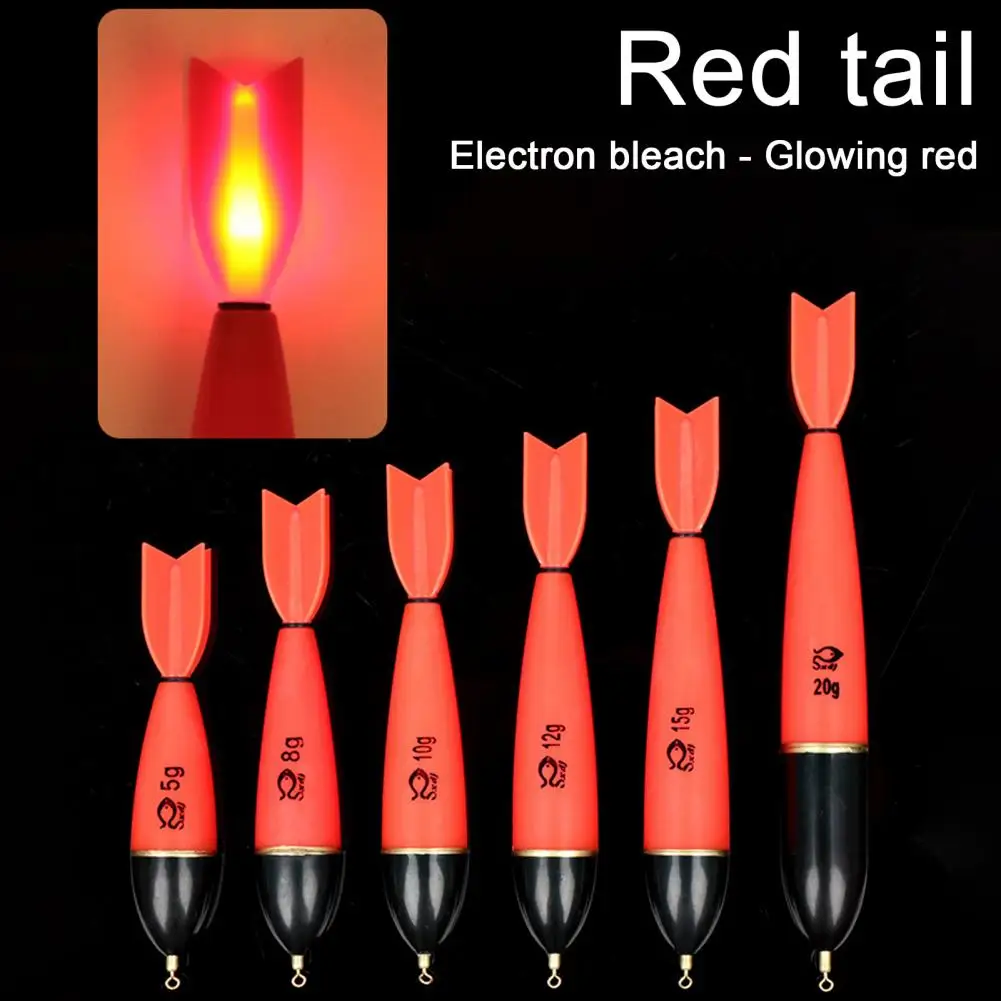 Rocket Fish Float Electronic Float High Sensitivity Led Rocket Fishing Float Long Casting Slip Bobber for Outdoor Freshwater